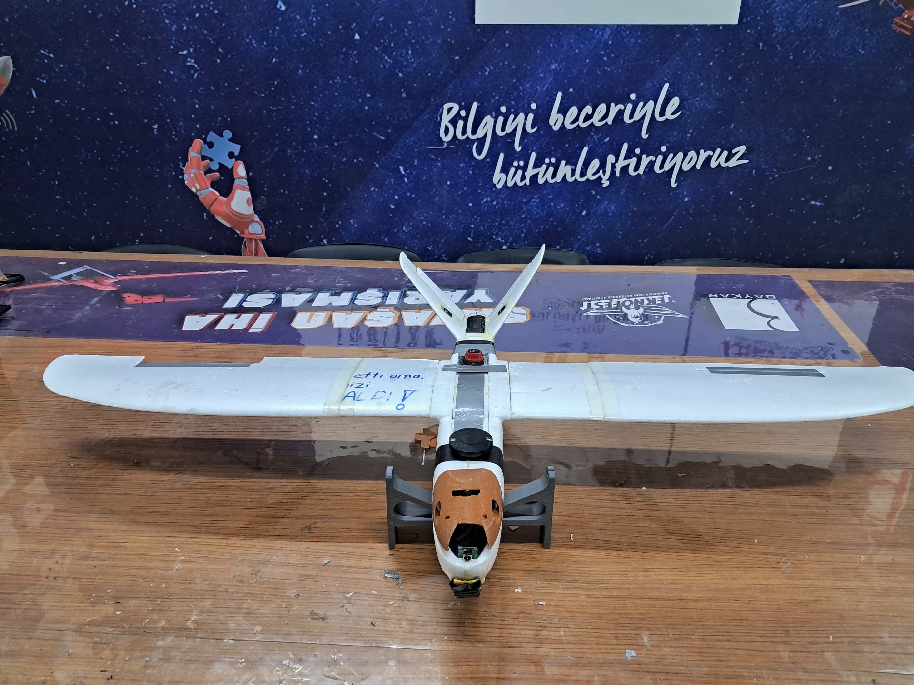 Abra SİHA sahadan görüntü