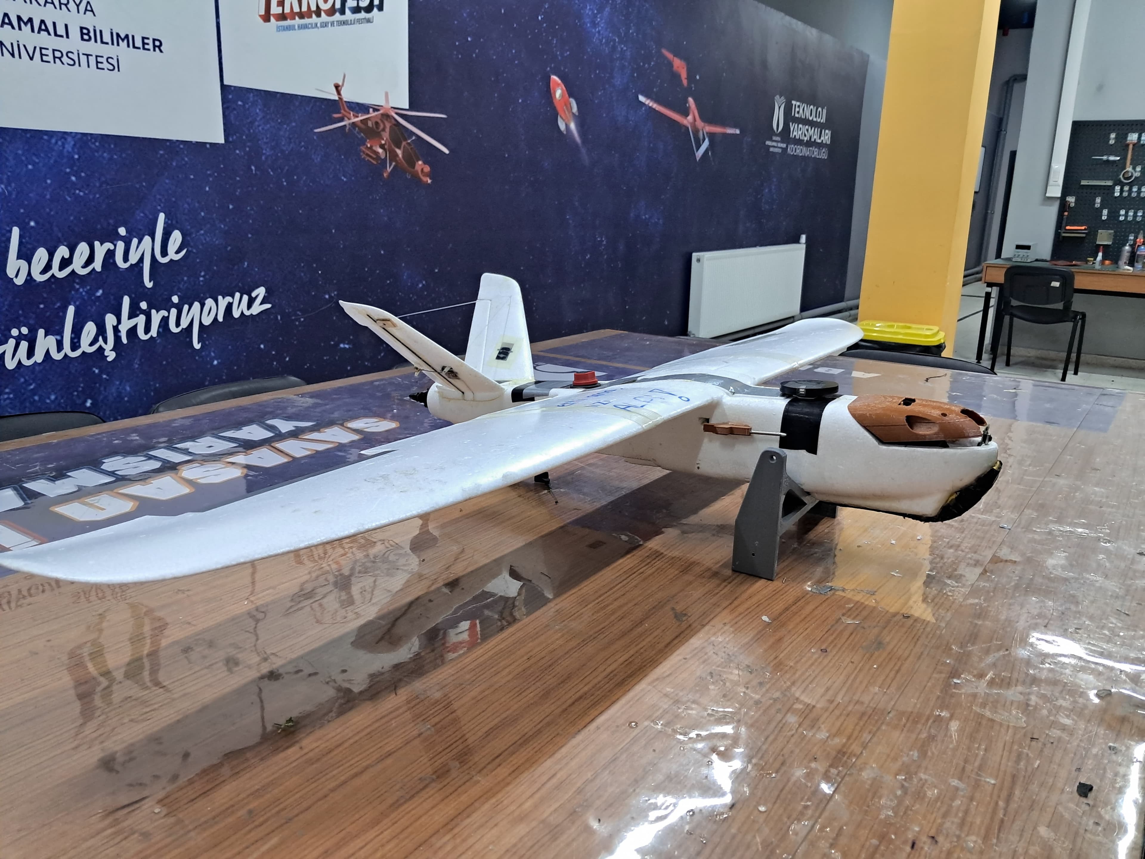 Abra SİHA sahadan görüntü